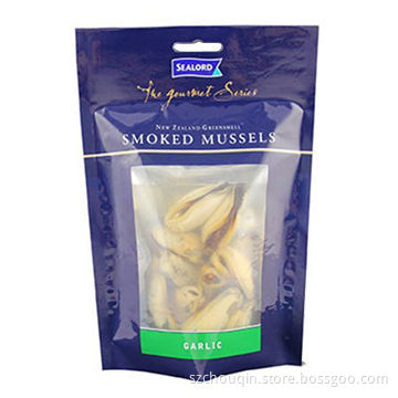 Stand Up Packaging Bag for Seafood/Food, Customized Printed, Low Price, with Bottom Gusset